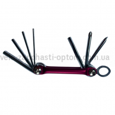 Мультитул M-2 рожевий набір шестигранників Taiwan