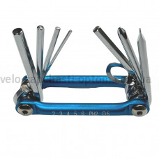 Мультитул M-2 синій набір шестигранників Taiwan