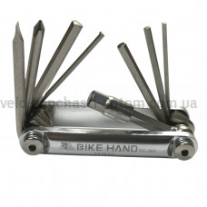 Мультитул YC-262 срібло набір шестигранників BikeHand