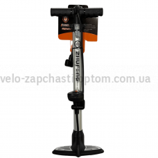 Насос підлоговий з електронним манометром ZF-0802A алюмінієвий сірий Zhufeng