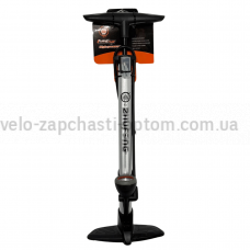 Насос підлоговий сірий ZF-038 алюмінієвий з манометром Zhufeng