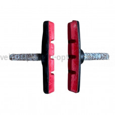 Ободні колодки шифтові червоні Alhonga