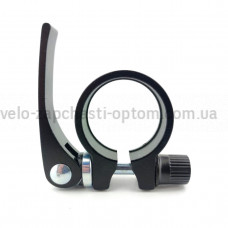 Підсідельний хомут 34.9 мм алюмінієвий чорний