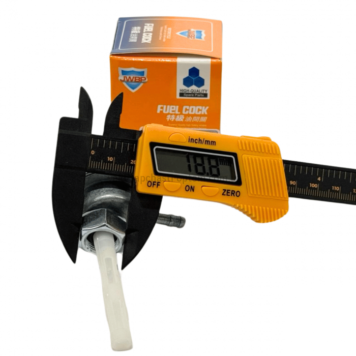 Вакуумний паливний кран скутера GY6 50/80 (Внутрішня різьба М14, під ключ 19 мм) — JWBP