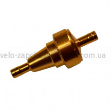 Паливний фільтр алюмінієвий розбірний золотий GO