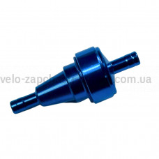 Паливний фільтр алюмінієвий розбірний синій GO