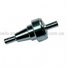 Паливний фільтр алюмінієвий розбірний срібний GO