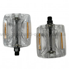 Педалі JD-185 полікарбонат білий Hengchi