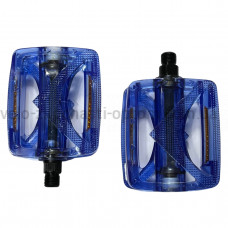 Педалі JD-185 полікарбонат синій Hengchi