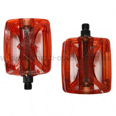 Педалі JD-185 полікарбонат червоний Hengchi