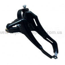 Передній перемикач нижня тяга розбірна чорний Sunrun