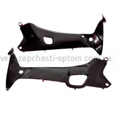 Пластик Alphaмoto Romeo передній бордовий комплект