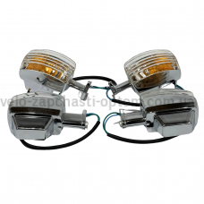 Поворот квадратний пластиковий хром