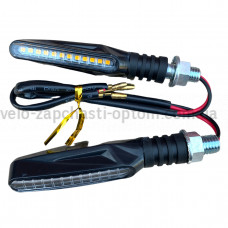 Поворот тонкий LED бігаючий жовтий сигнал повороту JWBP