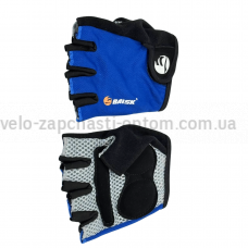 Рукавички з гелевою прокладкою Glove-3 L сині без пальців Baisk 