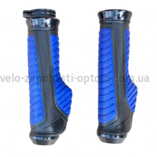 Ручки газу анатомічні сині гумові GO