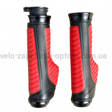 Ручки газу анатомічні червоні гумові GO