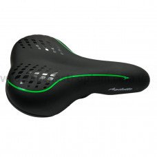 Сідло 476 без пружин чорно-зелене Agilette