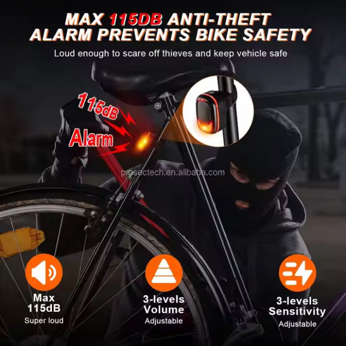 Сигналізація с габаритом та дзвінок A5P-LED виносна кнопка