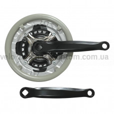 Система 42/34/24 метал довжина 170 мм сіро-чорна Shunfeng