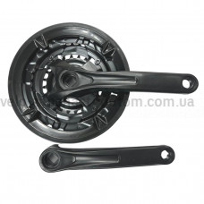 Система 42/34/24 метал довжина 170 мм у пластику чорна Shunfeng