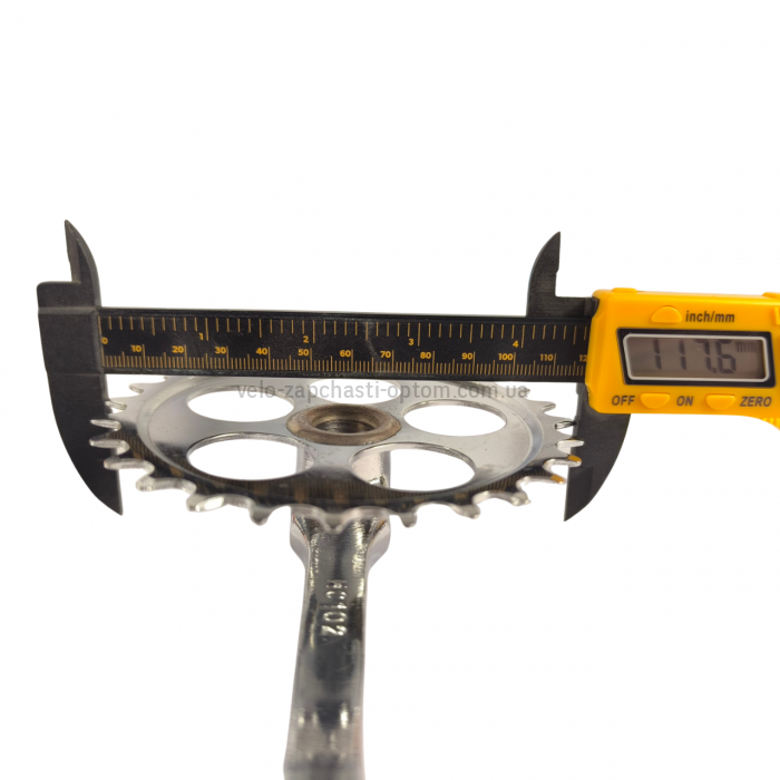 Система дитяча 12 під клин 28 зубів 102 мм довжина шатуна Shunfeng