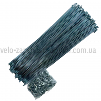 Спиця 248 мм 2мм з ніпелем Shunfeng ціна за 1 упаковку 144 шт.