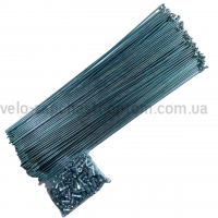 Спиця 252 мм 2мм з ніпелем Shunfeng ціна за 1 упаковку 144 шт.