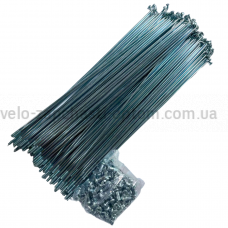 Спиця 292 мм 2мм з ніпелем Shunfeng ціна за 1 упаковку 144 шт.