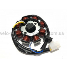 Статор генератора Honda Dio ZX-50 8 котушок GO