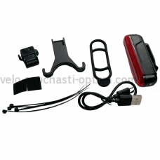 Стоп мигалка LD80 з датчиком світла та лазерним покажчиком 