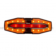 Стоп поворот з дістанційним пультом LY-5510 LED/USB C-TYPE сигнал при вмиканні поворота Baisk