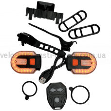 Стоп поворот с дистанціи?ним пультом FY-1825 LED