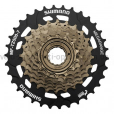 Тріскачка 7-ик Mega-Range TZ500-7 14-34Т Tourney Shimano