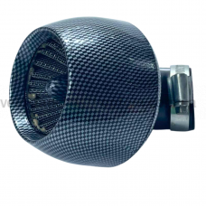 Фільтр повітряний нульового опору ф28 мм 45 градусів карбоновий