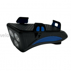 Фара 4в1 FY-319B синя ліхтар із сигналом і кріпленням телефона LED/USB YAJIAPLUS