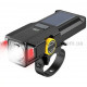 Фара X17-30W+2LED жовтий і сонячна батарея Type-C