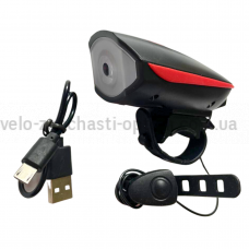 Фара ліхтар із сигналом червона LED SA 48 акумуляторна з індикатором заряду HJ-7589 China