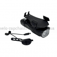 Фара ліхтар з сигналом та тримачем телефону BG-1951/HJ-068 5 режимів