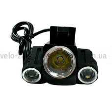 Фара ліхтар на руль 1825A LED з акумулятором та зарядним пристроєм Baisk