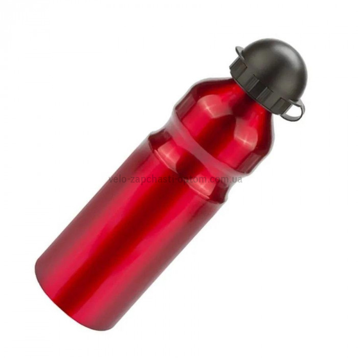 Фляга алюмінієва червона 700 мл з флягоутримувачем Shunfeng