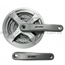 Шатуни CQ11 кількість зубів 48-38-28 довжина 170 мм Prowheel