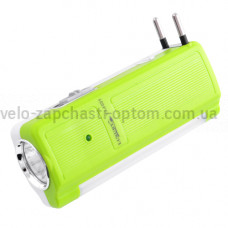 Ліхтар Luxury 1031, 1W+9SMD, вбудований акумулятор, ЗУ 220V