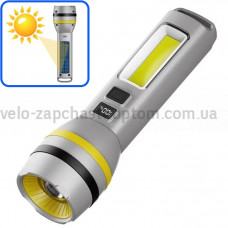 Фонарь CH-24084-TG+COB, солнечная панель, 1х18650, ЗУ Type-C, zoom