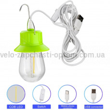 LED лампа V07-COB, кабель 3 м, крюк, питание от USB/Type-C