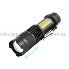 Ліхтар Police 525/8468-XPE+COB, Li-Ion акум., zoom, ЗУ microUSB, Box