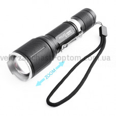 Ліхтар Police 1860-T6, 1x18650, zoom, ЗУ 220V/12V, Box