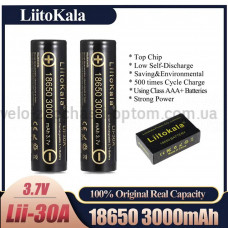 Акумулятор 18650, LiitoKala Lii-30A, 3000mAh, ОРИГІНАЛ