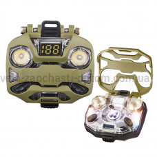 Ліхтар MULTIFUNCTIONAL D72, Li-Ion акумулятор, індикація заряду, запальничка, ЗП Type-C, Box