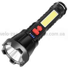 Ліхтар ZJ-06-OSL+COB, Li-Ion акумулятор, ЗУ microUSB, Box